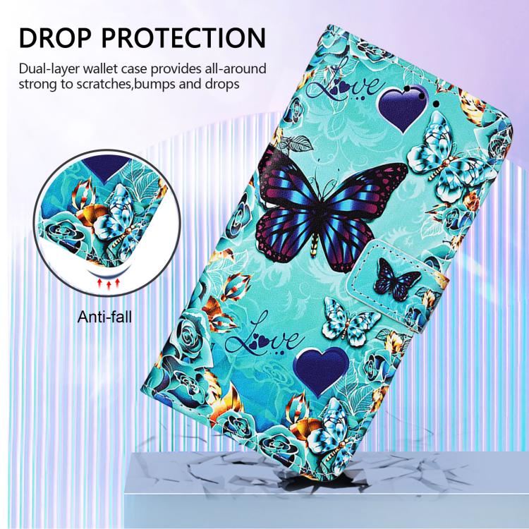 Funda de Teléfono Cuero OnePlus 13R Ace 5 5 Pro Patrón Mariposa Cariñosa