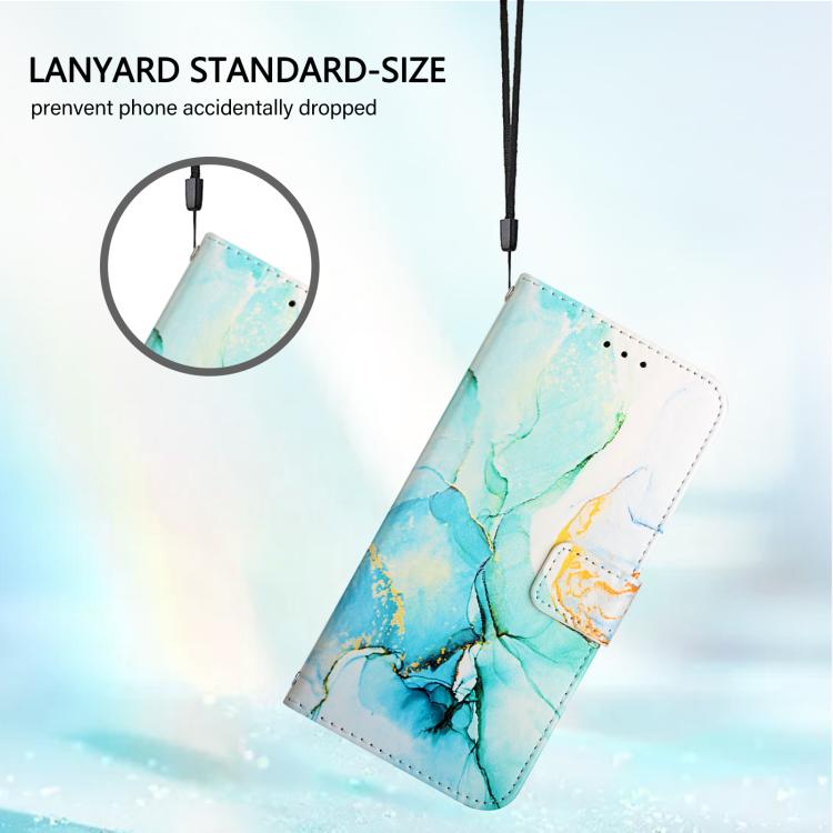 Funda de Cuero con Tapa y Diseño Mármol Pt003 para OnePlus 13R Ace 5 Pro (Verde)