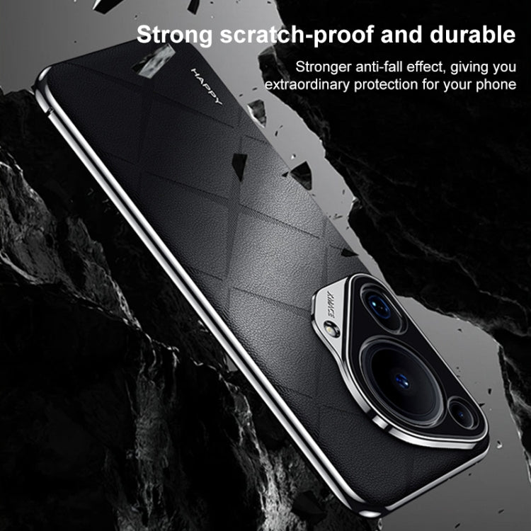 Funda de Cuero para Teléfono Huawei Mate 70 (Verde)