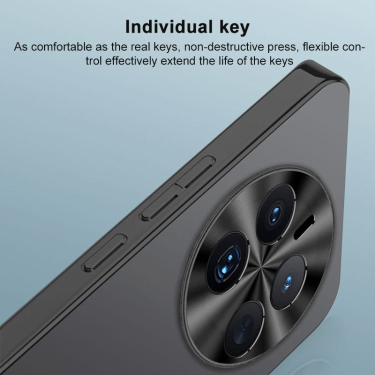 Funda Acrílico Esmerilado con Galvanoplastia para Huawei Nova 13 Pro (Blanco Plateado)