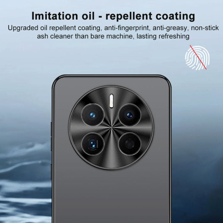 Funda Acrílico Esmerilado con Galvanoplastia para Huawei Nova 13 Pro (Negra)