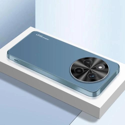 Funda Acrílico Esmerilado con Galvanoplastia para Honor X60 Pro (Azul Marino)