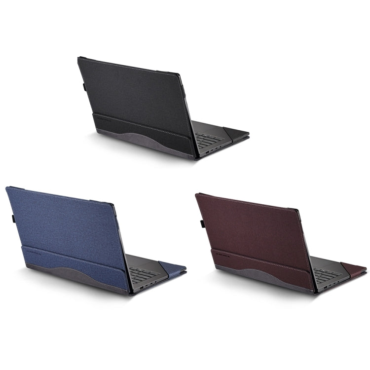 Funda protectora cuero HP OmniBook 7 Flip 16 pulgadas a prueba de golpes (Azul oscuro)