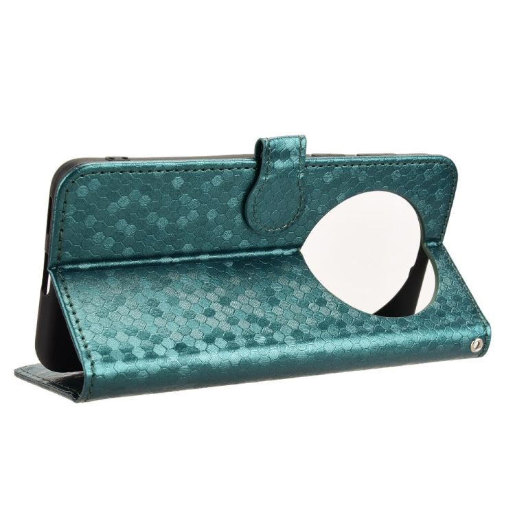 Funda de Cuero Huawei Mate 70 Pro/70 Pro+ Textura de Puntos Panal (Verde)