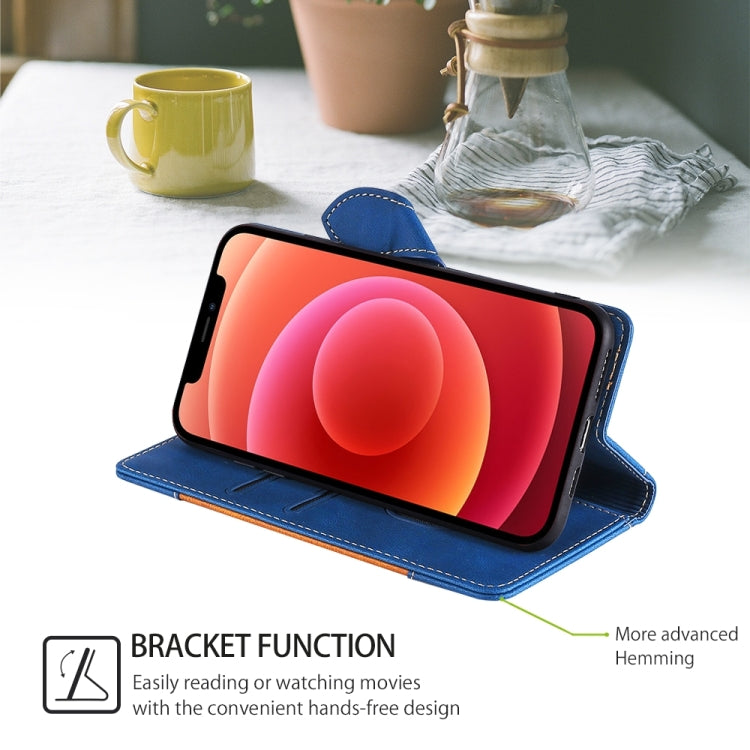 Funda de Cuero con Hebilla Magnética para Itel A50 4G (Azul) Tacto Agradable