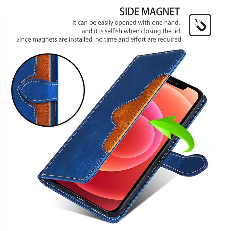 Funda de Cuero con Hebilla Magnética para Teléfono Itel A50C 4G (Azul)