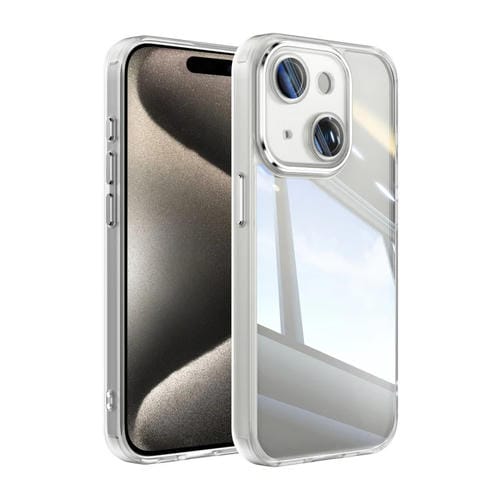 Caja de Teléfono para iPhone 15 con Armadura de TPU Híbrida Acrílica a Prueba de Golpes (Transparente) - MOVILSTORE