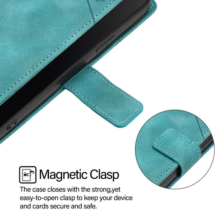 Funda de piel con relieve para Infinix Smart 10 4G / Tecno Pop 10 (verde)
