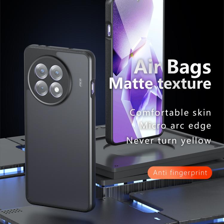 Funda Híbrida TPU y PC para OnePlus Ace 5/5 Pro con Orificio Preciso (Negro Esmerilado)