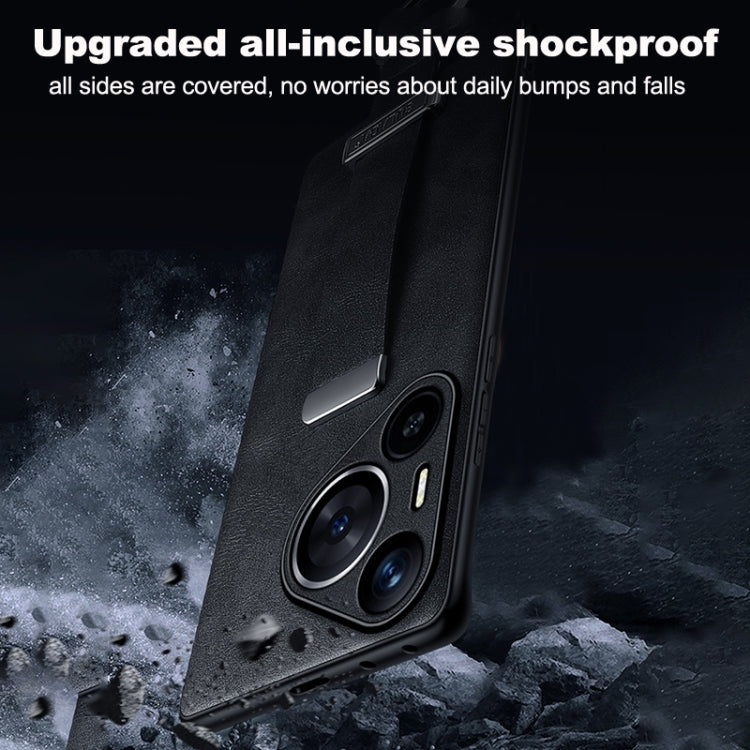 Funda para Teléfono Sulada PC Híbrida a Prueba de Golpes para Huawei Mate 60 Rs Ultimate (Negro)