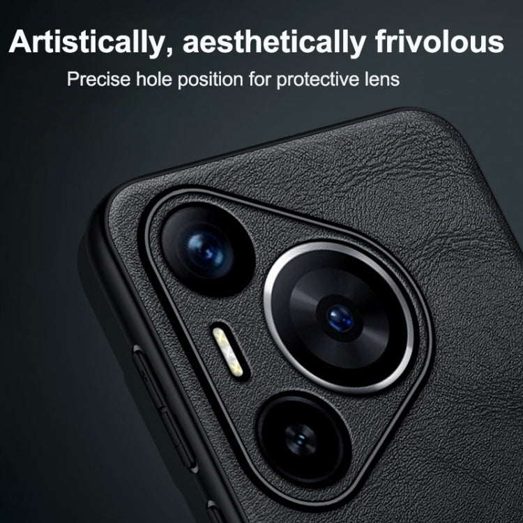 Funda de Cuero Híbrida TPU para Huawei Mate 70 Sulada (Marrón) a Prueba de Golpes Hecha a Mano