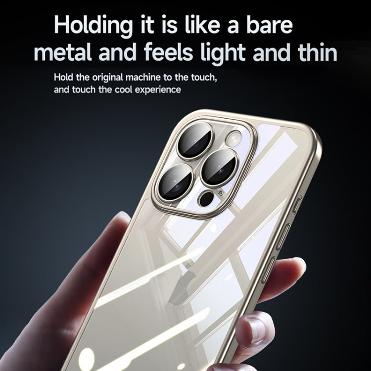 Funda para iPhone 15 Sulada Galvanoplastia Frosted PC + TPU a Prueba de Golpes (Púrpura) - MOVILSTORE