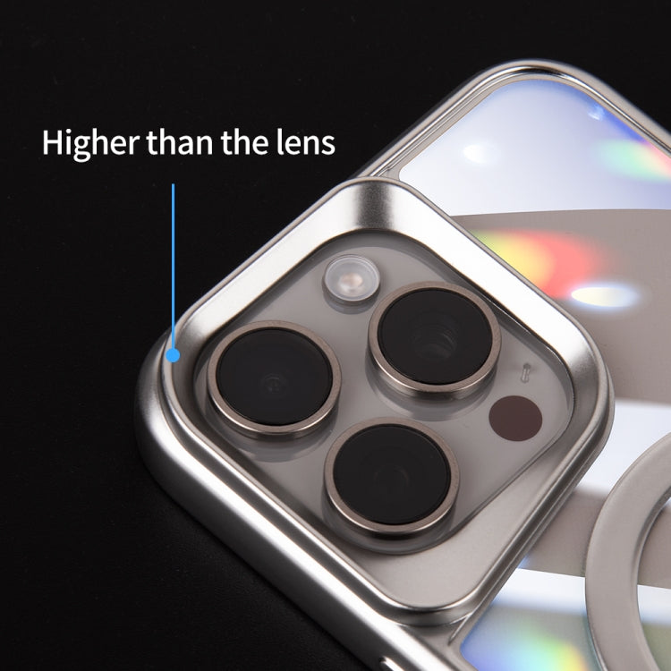 Funda para iPhone 15 Blade Magsafe Magnética Transparente para Teléfono para PC (Púrpura) - MOVILSTORE