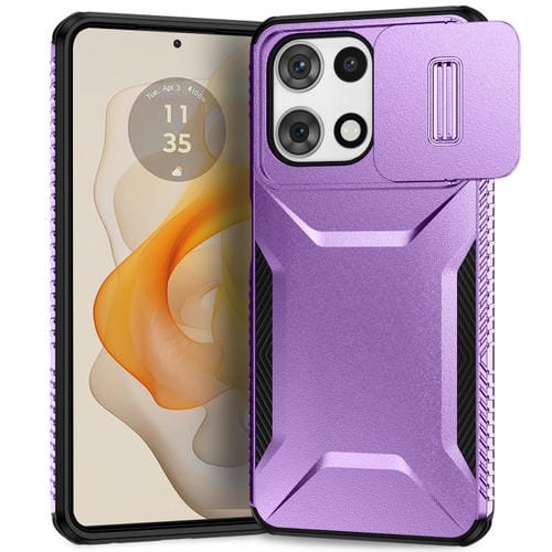 Funda para Teléfono Motorola Moto G 5G 2025 con Protección Deslizante (Morado)