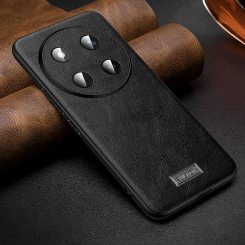 Funda de Cuero y TPU para Honor X60 Pro a Prueba de Golpes (Negro)