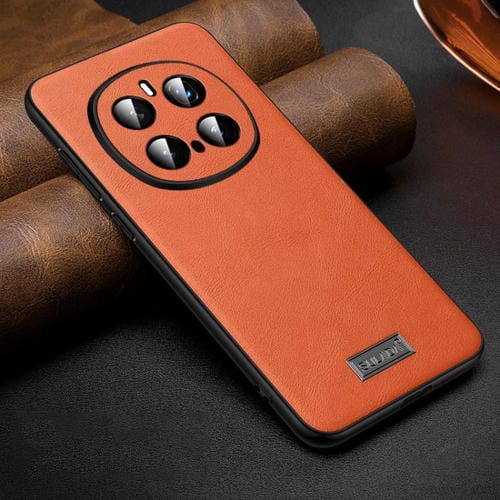 Funda de Cuero Híbrido TPU Sulada para Honor Magic7 Pro a Prueba de Golpes (Naranja)