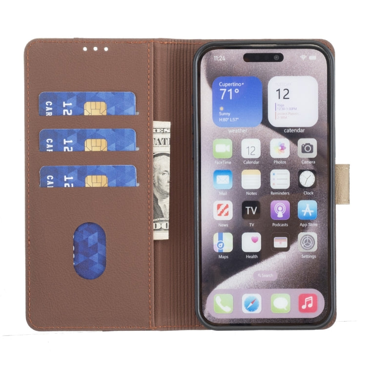 Funda de Cuero Antirrobo con Protección RFID para Teléfono Tecno Spark 30 4G (Marrón)