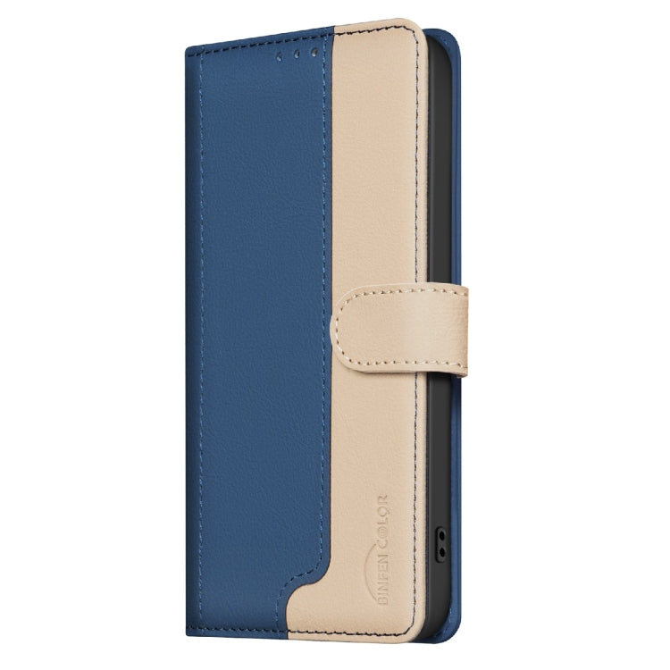 Funda de Cuero Antirrobo con Protección Rfid para Teléfono Tecno Spark 30 Pro 4G (Azul)