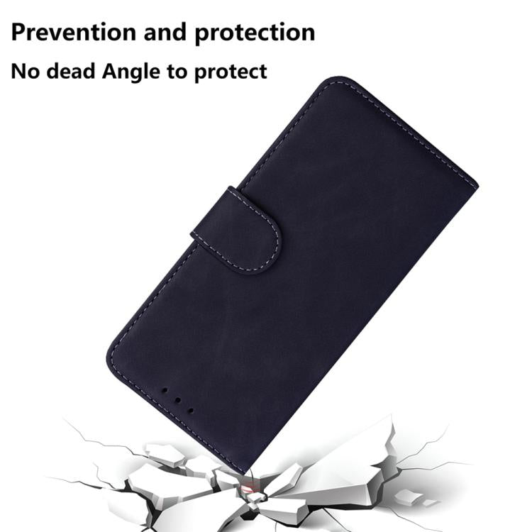Funda de cuero con tapa para Redmi A5 4G (171,7 mm), color puro y tacto suave (negro)
