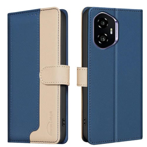 Funda de Cuero Antirrobo Rfid para Honor 300 (Azul) a Juego con Color Teléfono