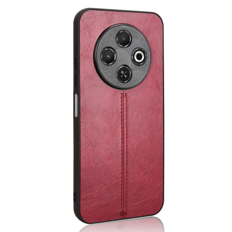 Funda para Teléfono Tecno Spark 30C con Diseño de Vaca y Tarjeta de Costura (Roja)