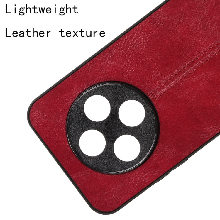 Funda para Teléfono Tecno Spark 30C con Diseño de Vaca y Tarjeta de Costura (Roja)