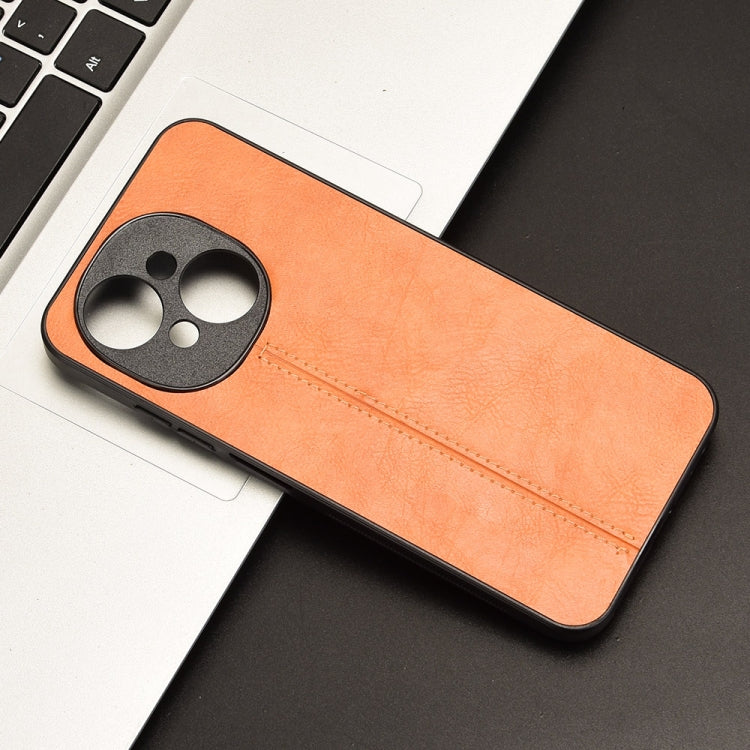 Funda para Teléfono Tecno Spark Go 1 con Patrón de Vaca (Naranja)