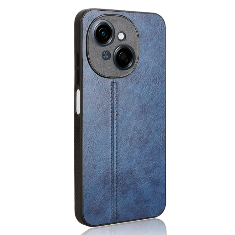 Funda para Teléfono Tecno Spark Go 1 con Patrón de Vaca (Azul)
