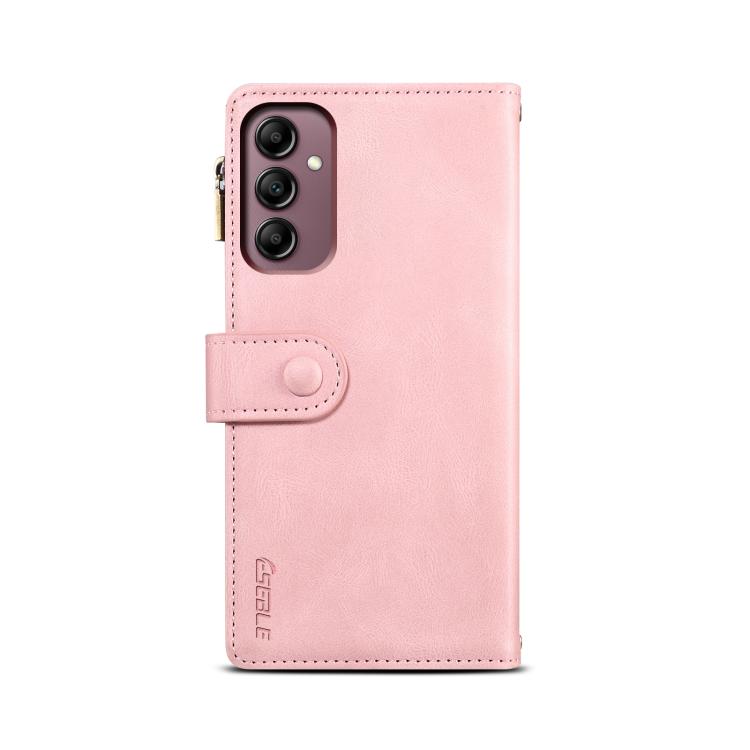 Funda de cuero con tapa RFID para Samsung Galaxy A17 5G ESEBLE, estilo retro esmerilado (oro rosa)