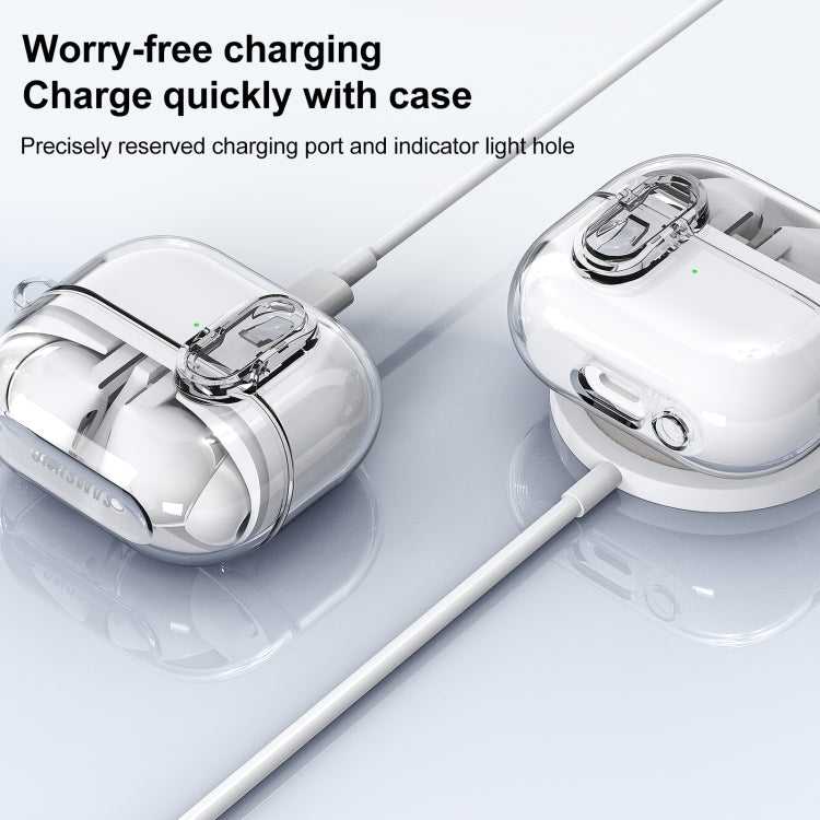 Funda Protectora para Auriculares Samsung Galaxy Buds 3 y 3 Pro a Prueba de Golpes (Transparente)