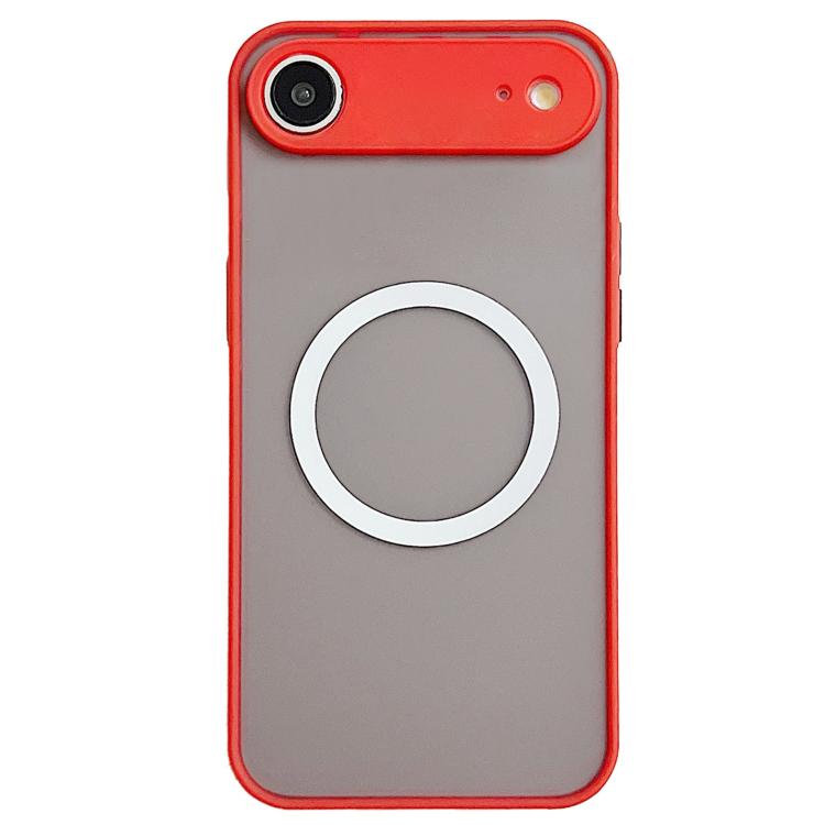Funda MagSafe con diseño de ojo de Halcón para iPhone 17 Air (roja)