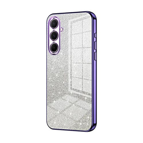 Estuche para Teléfono Samsung Galaxy A56 Purpurina Degradado Electrochapado (Morado)