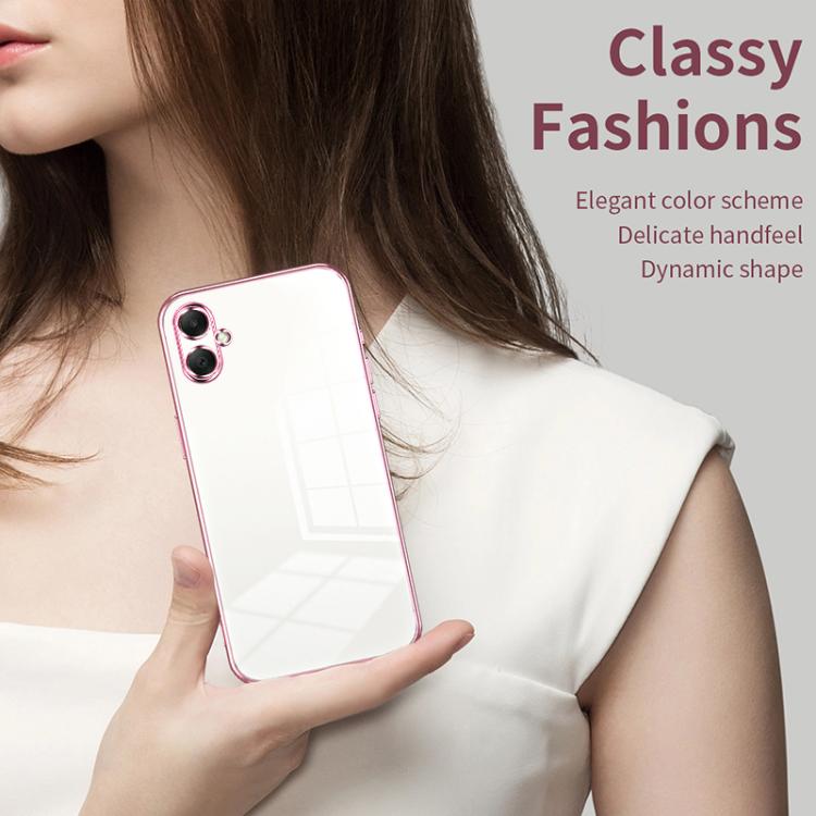 Funda transparente con orificios finos para Samsung Galaxy A07 (transparente)