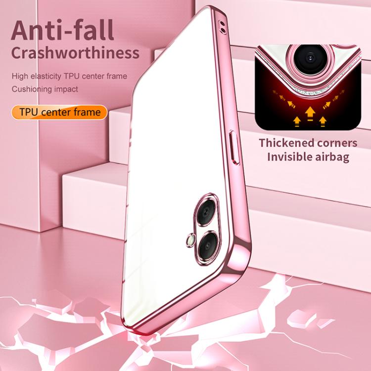 Funda transparente con orificios finos para Samsung Galaxy A07 (transparente)