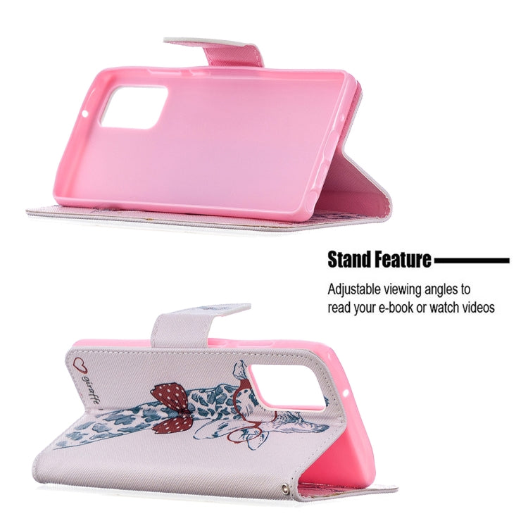 Estuche de Cuero abatible horizontal Samsung Galaxy Note 20 con soporte, ranuras para tarjetas y billetera (Ciervo)