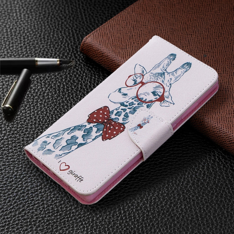 Estuche de Cuero abatible horizontal Samsung Galaxy Note 20 con soporte, ranuras para tarjetas y billetera (Ciervo)