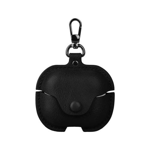 Funda Protectora de Cuero para Auriculares Bluetooth Samsung Galaxy Buds 3 Business con Gancho (Negro)