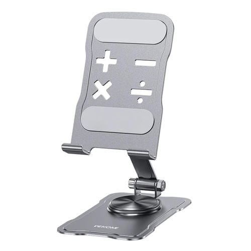 Soporte de Escritorio Giratorio Plegable de Metal Wekome Wa-S104 Life Series (Deslustrado)