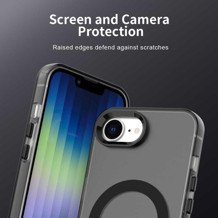 Funda híbrida TPU y PC Candy con Protección Magsafe para iPhone 16E (Negra)