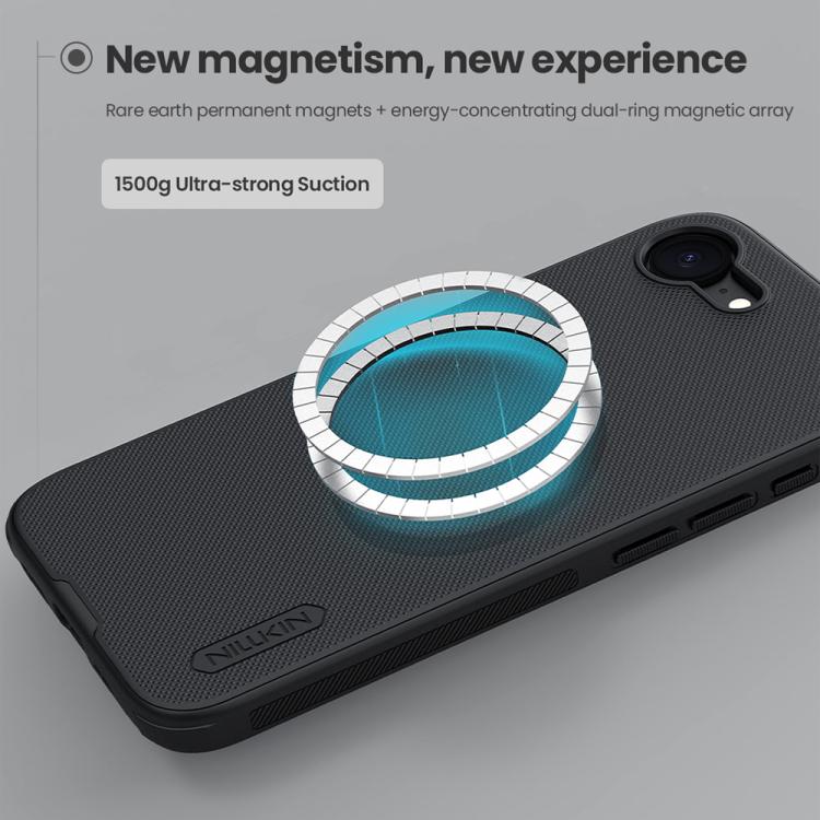 Funda Magnética para iPhone 16E Nillkin Frosted Shield Pro Magsafe (Negra)