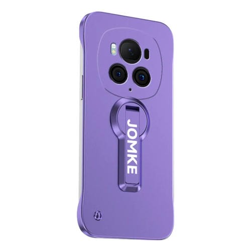 Estuche para Teléfono Honor Magic6 Pro con Soporte Giratorio 360° y Barniz para Hornear (Morado)