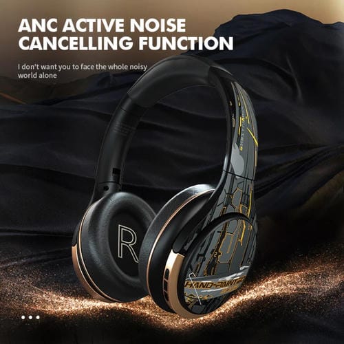 Auriculares inalámbricos Bluetooth A6 Anc Gaming Studio (Beige)
