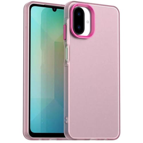 Funda híbrida de TPU a prueba de golpes para Samsung Galaxy A07 5G Candy PC (roja)