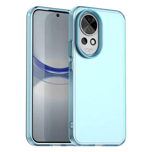 Funda híbrida TPU a prueba de golpes para Huawei Nova 12 Candy PC (Azul)