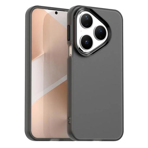 Funda híbrida de TPU a prueba de golpes para Huawei Pura 80 Candy PC (negra)