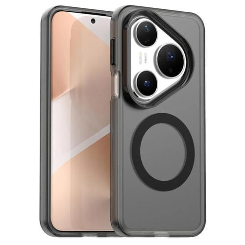 Funda híbrida de TPU y PC con Magsafe Candy para Huawei Pura 80 Pro (negra)