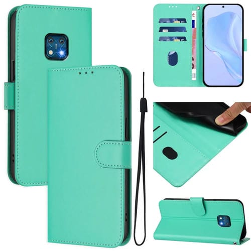 Funda de Piel Sintética con Cordón para Nokia Xr20 (Verde)