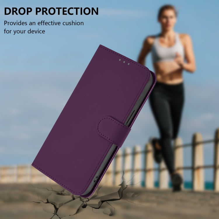 Funda Piel Sintética con Cordón para TCL 40 R 5G (Violeta)