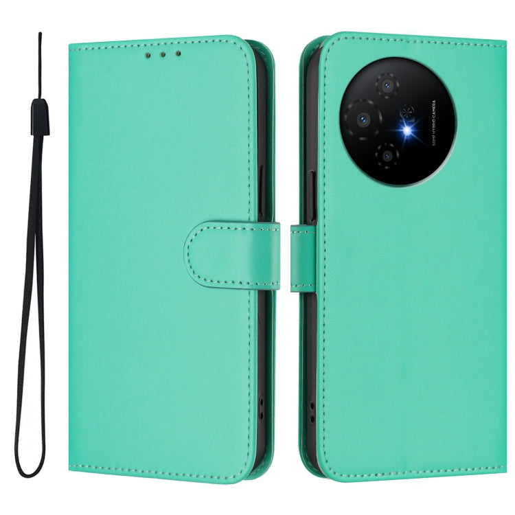 Funda de Piel Sintética con Cordón para Teléfono TCL 50 XL (Verde)