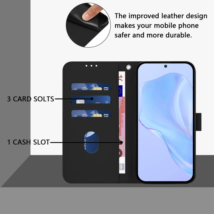 Funda Piel Sintética con Cordón para TCL 20 R 5G (Negro)